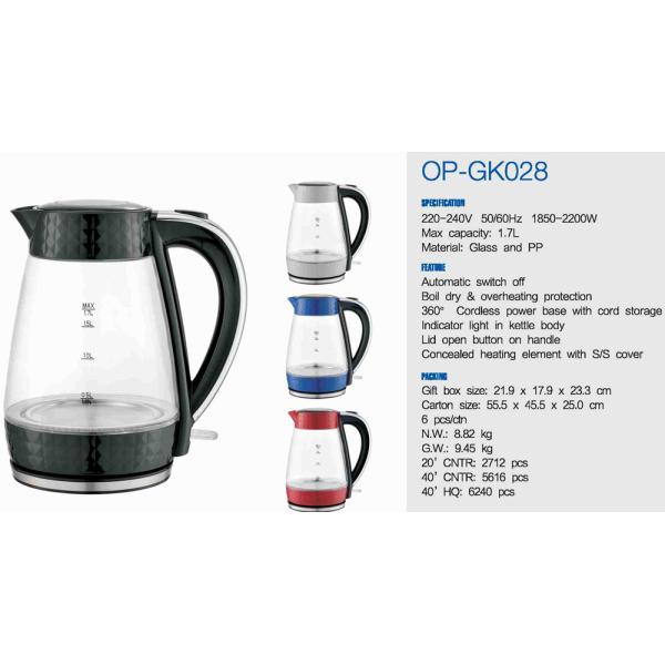 Smart App-Controlled Electric Glass Kettle for 220V/110V Fast Water Boiling