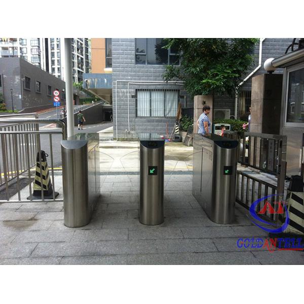 Metro / Subway Automatic Flap Barrier Gate With Led Reminder And Access Control