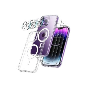 Quality 5 In 1 2.5D Transparent Screen Guard For Iphone 14 for sale