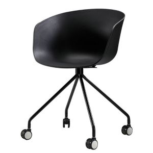 China Polypropylene Plastic Rolling Chair Modern Design For Office / Home on sale