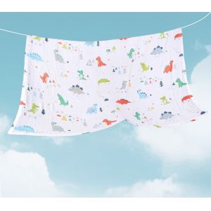 Antibacterial Breathable 40S Triple Gauze Fabric Lovely Patterned Gauze Fabric