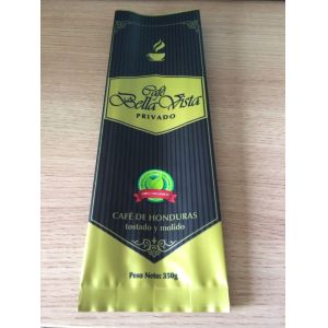 Coffee Red Plastic Pouches Packaging Food Grade With Bottom