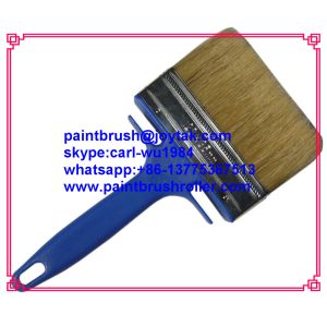 Paint brush Natural pure bristle Chinese bristle synthetic mix wood handle