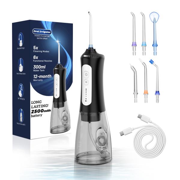 300ML Implant Dental Water Flosser Household Teeth Cleaner Travel Dental