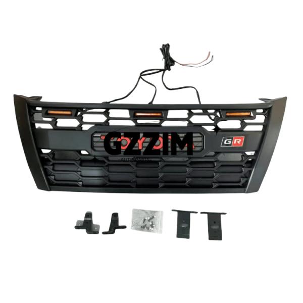 ABS Car Front Bumper Grille with LED for Toyota Fortuner 2016