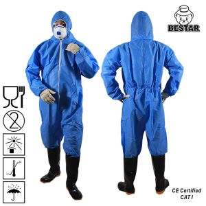 Quality BESTAR SMS Disposable Protective Coverall Medical suit for surgical for sale