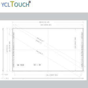96 Inch Large Interactive Electronic Whiteboard 10000Lux finger touch