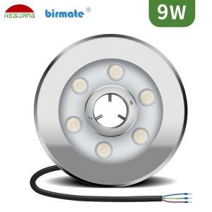 DC24V 750lm Underwater Fountain Led Lights 9W 3000K CCT SS316L