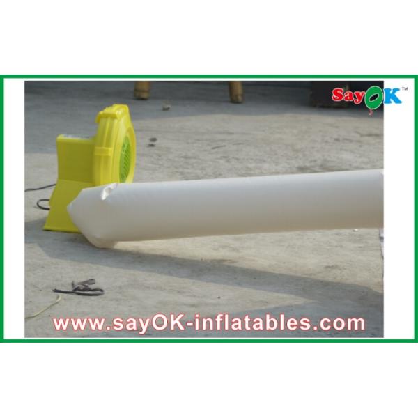 Entrance Gate Arch Designs White Advertising 0.45mm PVC Inflatable Arch , Inflatable Star Finish Line Outdoor