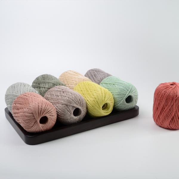 China Yarn Manufacturer yarn Wholesale Melange Linen Textile Blended Color Yarn for Weaving