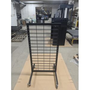 Quality BLACK GRID KIT W/ 3&quot; CASTERS, 2 PCS T LEGS, WITH 4 CASTERS RETAIL DISPLAY for sale
