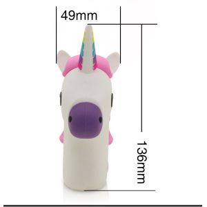 Cartoon 5V1A 2600mAh Unicorn Charging Power Bank MSDS