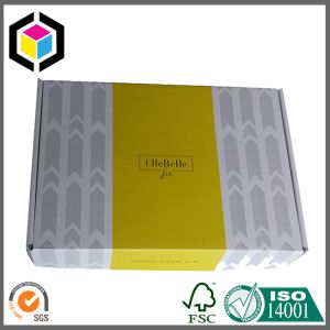 Quality Matte Grey Color Custom Print Corrugated Cardboard Shipping Box for Clothes for sale