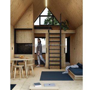 Hotel Triangular Container House with Prefabricated Steel Structure and Sandwich