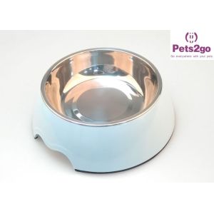 China Stainless Steel 350ML 17.5*14*6CM Pet Feeder Bowls on sale