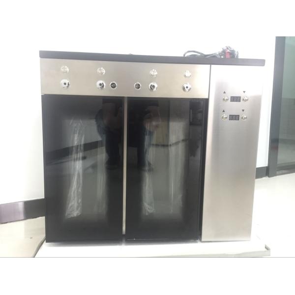 Black Electric Personal Wine Dispenser Automatic Temperature Control
