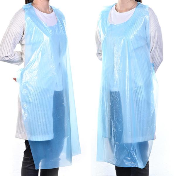 Buy Disposable Medical Aprons , Thick Plastic Protective Clothing Aprons at wholesale prices