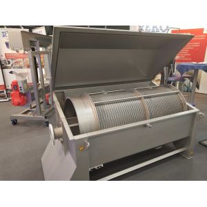 Quality Automatic Backwashing Drum Microfilter – Food Grade Fine Particle Removal System for sale