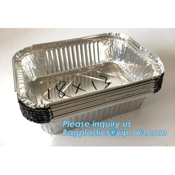 Popular household kitchen food packing aluminum foil container/pan/tray