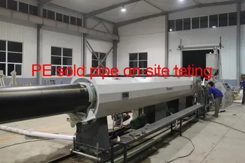 Large Size HDPE Water Gas Supply Pressure Pipe Making Extrusion Line