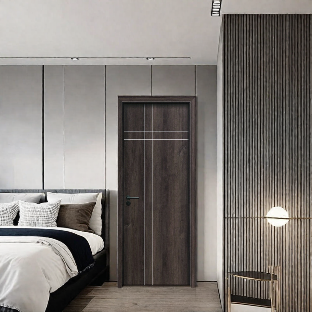 Sleek and Modern WPC Interior Door for Bedrooms Living Rooms and Offices