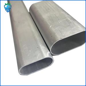 China 10mm Aluminum Oval Tube Profile Anodized 6061 on sale