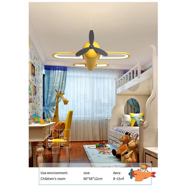 Children's Led Pendant Lamp Airplane Nordic Hanging kids room decoration boys(WH-MA-151)