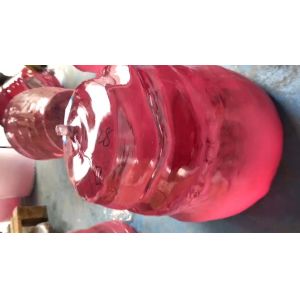 Pink Sapphire Crystal Watch Case Polished Surface Wear Scratch Resistance