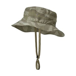Adjustable Folding Outdoor Boonie Hat , Men Beach Sunshade Camo Bucket Hat With