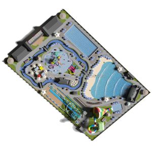20000 SQM Aqua Park Design Master Plan Custom Water Theme Park Design for