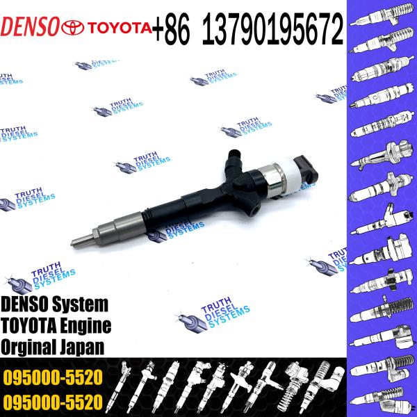 High Quality diesel fuel injector 095000-5520 For TOYOTA HILUX 2KD-FTV 23670-0L010