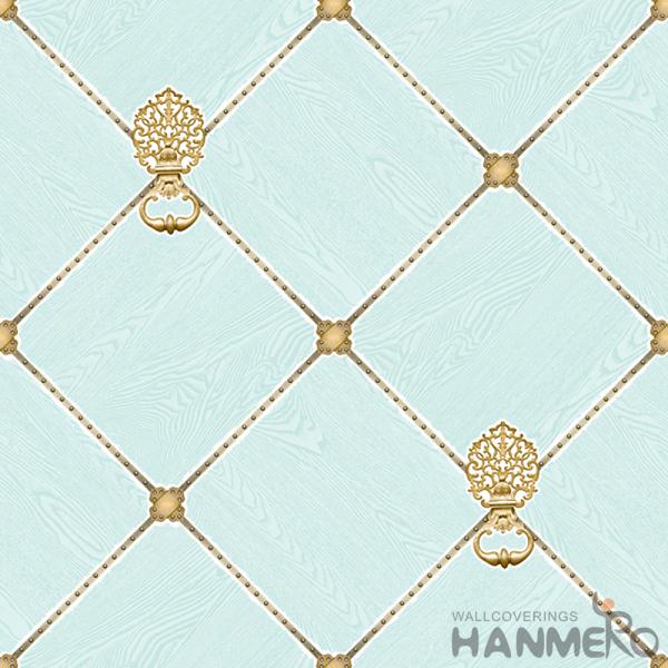 New Arrival Yellow 0.53*10M Suede Wallpaper Germetric Pattern Elegant Home Decoration