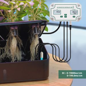 WiFi Temp EC PH Conductivity Controller Water Quality Tester Hydroponics