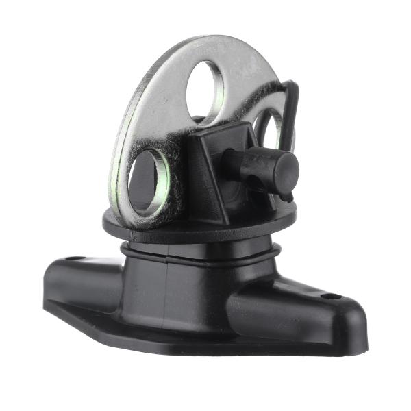 pinlock insulator black steel used for corner farming electric fence LLDPE 20 pcs with three 14mm hole