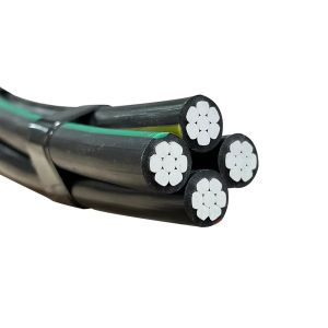 Overhead Twisted Aluminum Aerial ABC Cable Aerial Bundled Electrical Cable