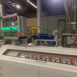 Conical Twin Screw Hot Cutting PVC Pelletizer Machine Masterbatch