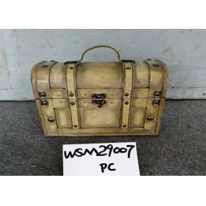 26L Old Wooden Suitcase