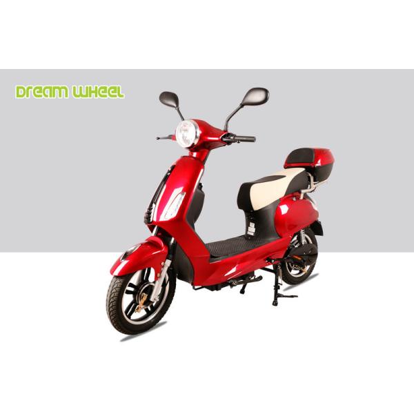 32km/h Pedal Assisted Electric Scooter , 16"X3.0 Electric Vespa Type Scooter