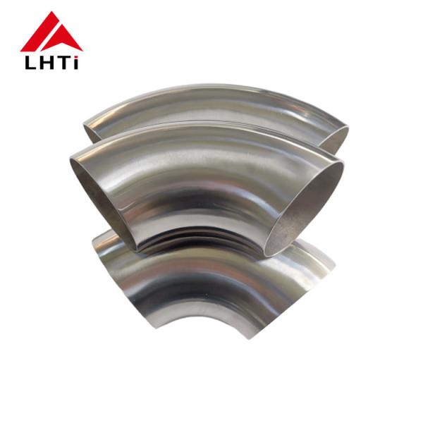 Buy Gr2 titanium mandrel bends 90 degree elbow for exhaust pipe fittings at wholesale prices