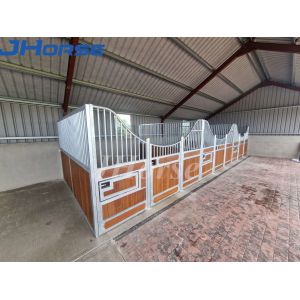 Equine Galvanized European Horse Stalls Bamboo Horse Stable