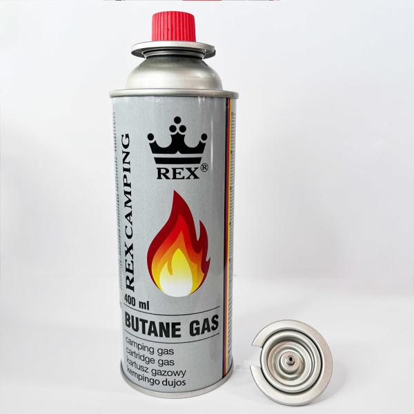 Outdoor Mini Portable Butane Gas Canister 65mm Straight Wall Shape