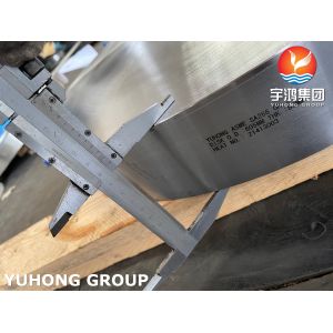 Stainless Steel Disc ASME SA965 F304 Disk Round Plate For Heat Exchanger