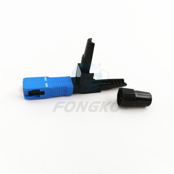 55mm UPC Fast Optical SM Fiber Connector SX Core SC/UPC