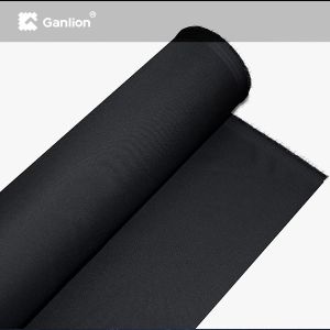 Black Cotton Polyester polyolefine fiber Stretched Workwear Fabric 235GSM Full