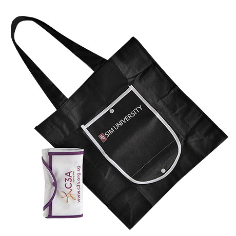 Buy CMYK 37x10x37cm 120gsm Drawstring Non Woven Tote Bags at wholesale prices