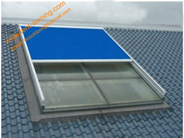 Durable Glass Room Sunshade Aluminum Motorized Romote Control Skylight Awning Conservatory Roof