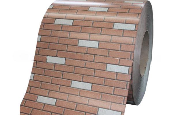 SPCC Brick And Marble PPG Hot Dipped Galvanized Steel Sheet In Coils Long Life