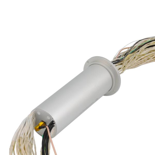 Buy Electrical Slip Ring Integrated with HF Rotary Joint with Multiple Contacts and Customizable Housing at wholesale prices