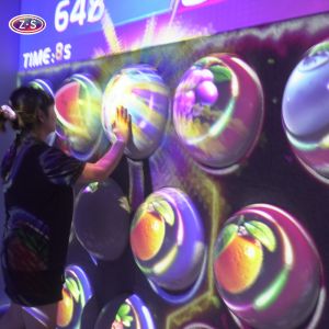 Radar Sensor High Sensitivity Interactive Jumping Ball Projection Game System