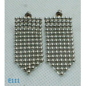 2012 spring beautiful fashion dangle drop silvery long earrings
